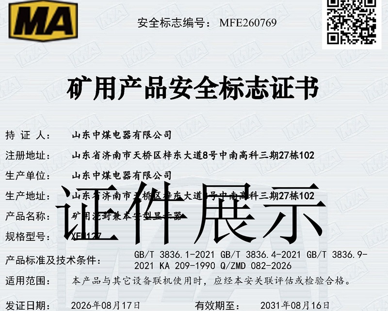 XEH127浇封兼本安型显示器